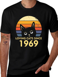 Loving Cats Since 1969 Retro T-Shirt