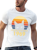 Loving Cats Since 1969 Retro T-Shirt