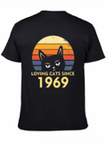 Loving Cats Since 1969 Retro T-Shirt