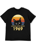 Loving Cats Since 1969 Retro T-Shirt