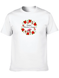 Mothers Day Floral Wreath Graphic Tee