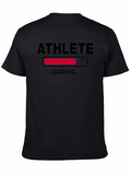 Athlete Loading Graphic T-Shirt - Black