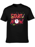 Start Now Graphic Tee - Motivational Design