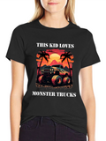 This Kid Loves Monster Trucks Tee