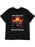 This Kid Loves Monster Trucks Tee
