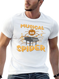 Musical Spider T-Shirt - Funny Graphic Tee