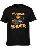 Musical Spider T-Shirt - Funny Graphic Tee