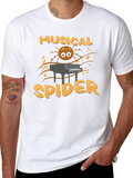 Musical Spider T-Shirt - Funny Graphic Tee