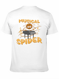 Musical Spider T-Shirt - Funny Graphic Tee