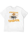 Musical Spider T-Shirt - Funny Graphic Tee