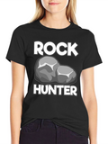 Rock Hunter Graphic T-Shirt - Black