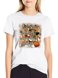 Autumn Leaves Pumpkins Please T-Shirt