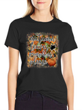 Autumn Leaves Pumpkins Please T-Shirt