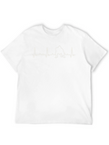 Sumo Heartbeat T-Shirt - Black Cotton Tee