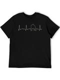 Sumo Heartbeat T-Shirt - Black Cotton Tee
