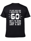 Funny 60th Birthday T-Shirt - Survived to 60