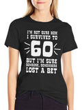 Funny 60th Birthday T-Shirt - Survived to 60