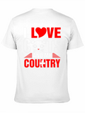 I Love Cats and My Country T-Shirt