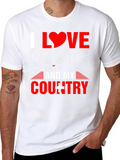 I Love Cats and My Country T-Shirt
