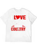 I Love Cats and My Country T-Shirt