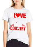 I Love Cats and My Country T-Shirt