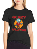 Scary Halloween Zombie T-Shirt
