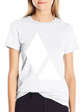 Geometric Graphic Tee - Black Casual Shirt