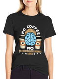 No Coffee No AI Lover T-Shirt