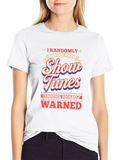 Show Tunes Warning Graphic Tee
