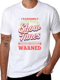 Show Tunes Warning Graphic Tee
