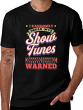 Show Tunes Warning Graphic Tee