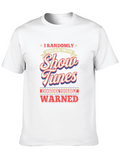 Show Tunes Warning Graphic Tee
