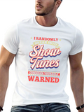 Show Tunes Warning Graphic Tee