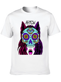 Sugar Skull Dog Graphic Tee