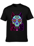Sugar Skull Dog Graphic Tee