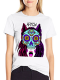 Sugar Skull Dog Graphic Tee