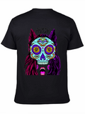 Sugar Skull Dog Graphic Tee