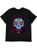 Sugar Skull Dog Graphic Tee