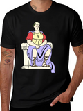 Roman Emperor Graphic Tee - Black