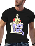 Roman Emperor Graphic Tee - Black