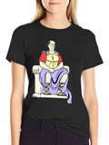 Roman Emperor Graphic Tee - Black