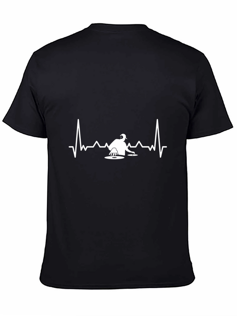 DJ Heartbeat T-Shirt - Black