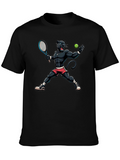 Black Panther Tennis Graphic Tee