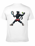 Black Panther Tennis Graphic Tee