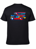 Filipino Jeepney Graphic Tee - Black