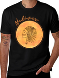 Native Pride Graphic Tee - Black
