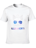 Illumicati Cat T-Shirt - Galaxy Eye Sunglasses