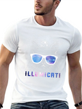 Illumicati Cat T-Shirt - Galaxy Eye Sunglasses