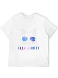 Illumicati Cat T-Shirt - Galaxy Eye Sunglasses