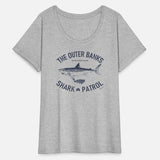 Outer Banks Shark Patrol OBX Vintage Navy Blue